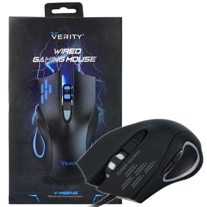 ماوس مخصوص بازی وریتی مدل V-MS5114G Verity V-MS5114G Gaming Mouse